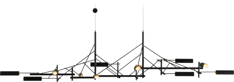Tinkering suspension light 140 front view